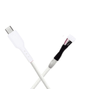 Champion Startrek Type-C Data Cable for Mantra Fingerprint Scanner Biometric Cable (White)