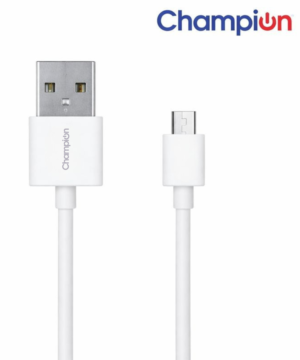 Champion USB to Micro USB 2.4A Fast Charging & Data Sync PVC Cable