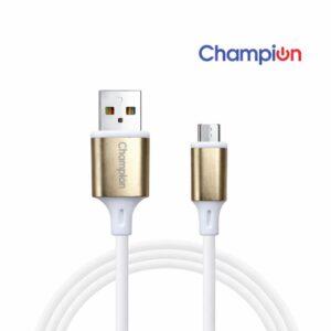 Champion Micro USB 3A Metal Charging & Data Sync Cable