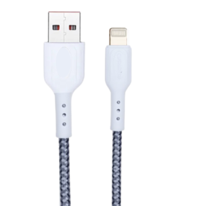 Champion USB to Lightning (iPhone) 2.4A Braided Fast Charging & Data Sync Cable (1M)