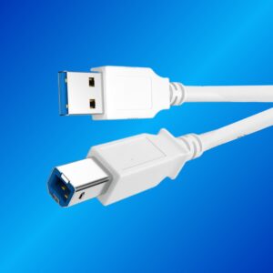 Champion USB Printer Cable, USB A to Male USB B 2.0 Cable Compatible with Printers, Scanner For Brother Dell, HP, Epson, Canon, Lexmark, Xerox, Samsung, Epson (Black)