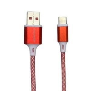 Champion 65W SuperVOOC USB A to Type-C Fast Charging Cable - Fishnet (Red)