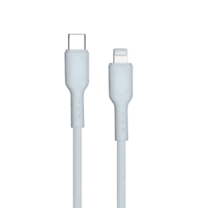 Champion Type-C to Lightning 27W PD Fast Charging & Data Sync PVC Cable (White)