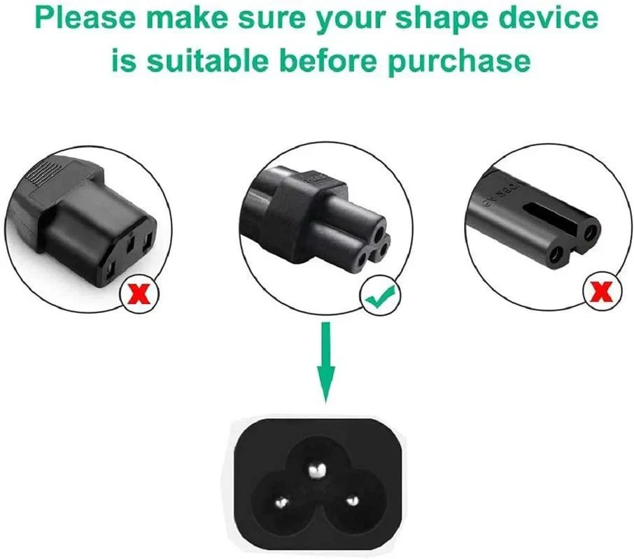 Champion Laptop Power Cable Cord – Universal Replacement Charger Adapter Power Cord - Image 2